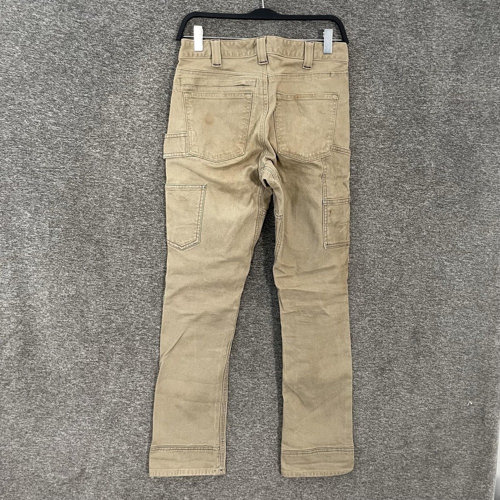 Dovetail Workwear Pants Women 4 Brown Britt Utility Carpenter Canvas Double Knee - Picture 9 of 15